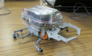 A robot made by the Vex Robotics team!
