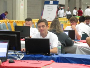 Jared competing in Technical Computer Applications at National SkillsUSA