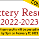 Click Here for Lottery Information