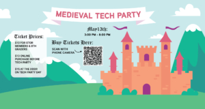 The medieval tech party is coming up on May 13th!