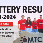 Lottery Results Will be posted here. Click for Lottery Information.